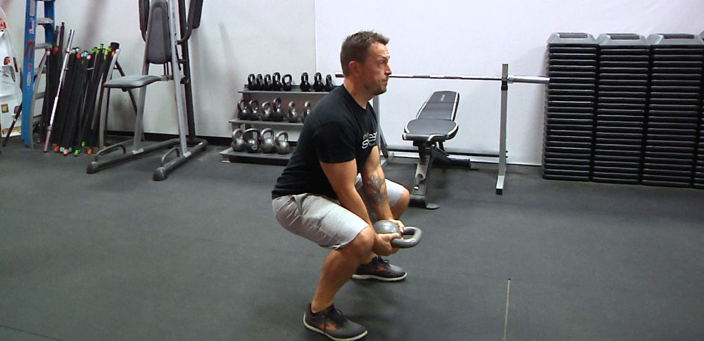 kettlebell squat curl