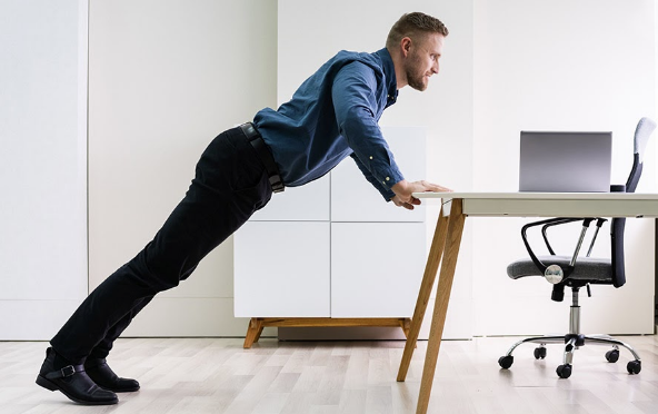 desk pushups