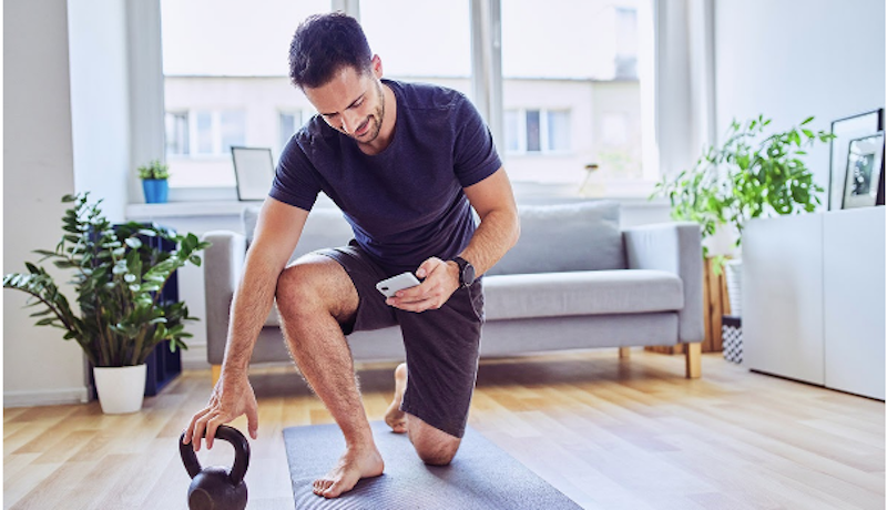 kettlebell workout at home